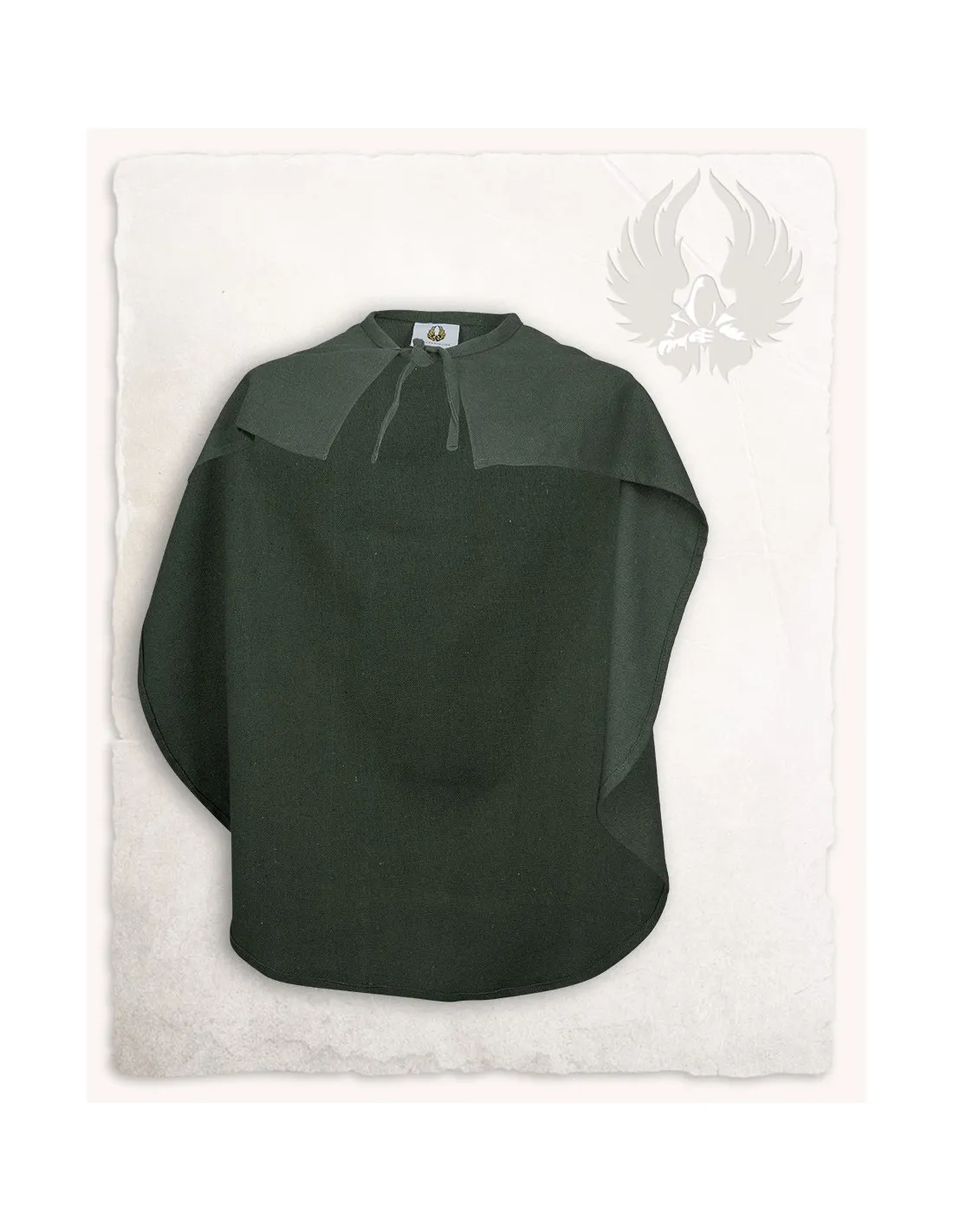 Capa en algodón verde para niños modelo Lucas